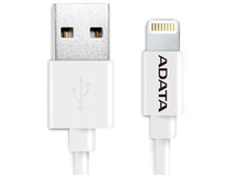 ADATA USB Type A to Lightning Cable (White, 1m)