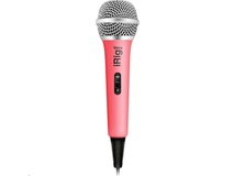 IK Multimedia iRig Voice iOS/Android Handheld Microphone (Pink)