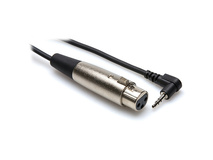 Hosa XVM-102F 3.5 to 3-Pin XLR Microphone Cable (2ft)