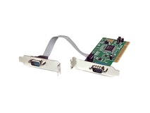 StarTech 2 Port PCI Low Profile RS232 Serial Adapter Card with 16550 UART