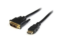StarTech HDMI Male to DVI-D Male Cable (1.8m, Black)