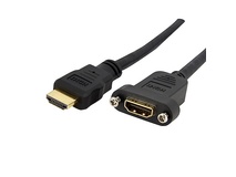 High Speed HDMI Cable for Panel Mount - F/M (0.9m)