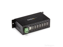StarTech 7-Port Industrial USB 2.0 Hub with ESD & 350W Surge Protection