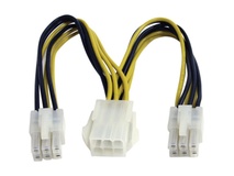 StarTech PCIe Power Splitter Cable (15.24cm)