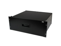 StarTech 4U Black Steel Storage Drawer for 19 inch Racks and Cabinets