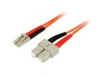 StarTech Fiber Optic Cable - Multimode Duplex 50/125 - LSZH - LC/SC (1m)