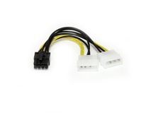 LP4 to 8 Pin PCI Express Video Card Power Cable Adapter (15.2cm)