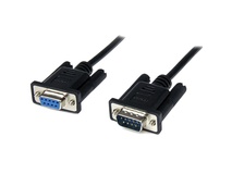 StarTech DB9 RS232 Null Modem Cable F/M (2m, Black)