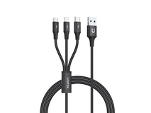 UNITEK USB 3-in-1 Charge Cable (1.2m)