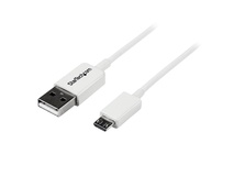 StarTech Micro USB Cable - A to Micro B (1m, White)