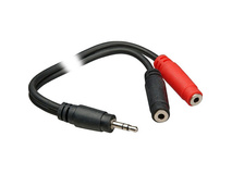 Hosa YMM-261 Insert Splitter Cable - 0.5'