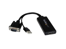 StarTech VGA to 1080p HDMI Adapter with USB Audio & Power (25cm)