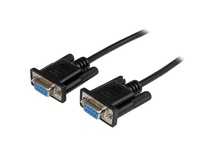 StarTech DB9 RS232 Null Modem Cable FF (Black, 1m)