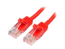 StarTech Snagless UTP Cat5e Patch Cable (Red, 3m)