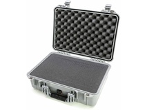 Pelican 1500 Case (Silver, With Foam)