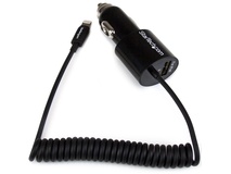 StarTech Dual Port Car Charger - Lightning USB (Black)