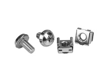 StarTech M6 Mounting Screws and Cage Nuts (100 Pack)