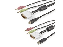StarTech 4-in-1 USB DVI KVM Cable w/ Audio (3m)
