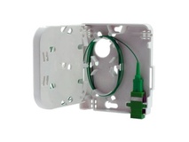 DYNAMIX FTTH Compact Wall Outlet - 1 Port SC Simplex / LC Duplex