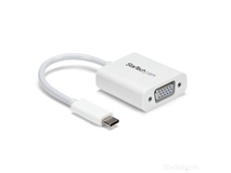 StarTech USB-C to VGA Adapter (White)