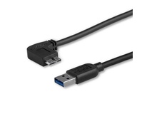 StarTech Slim Micro USB 3.0 Cable - M/M Left Angle (0.5m)