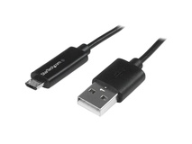 StarTech Micro-USB Cable with LED Charge Light (1m)
