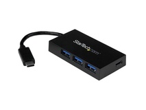 StarTech 4-Port USB 3.0 Hub (Black)