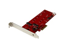 StarTech 2x M.2 SATA SSD Controller Card - PCIe