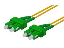 DYNAMIX 9u SC APC/SC APC Fibre Lead (Duplex, Single Mode, 5m)