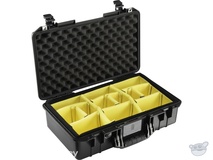Pelican 1525AirWD Carry-On Case (Black, with Dividers)