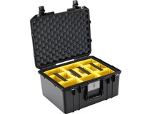 Pelican 1557 Air Case (Black, With Padded Dividers)