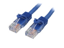 StarTech Snagless Cat5e Patch Cable (Blue, 0.5)