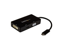 StarTech USB-C Multiport Video Adapter 3-in-1 4K 30Hz (Black)