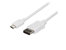 StarTech USB C to DisplayPort Cable - 4K 60Hz (1.8m, White)