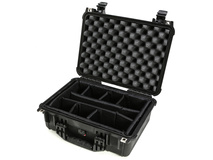 Pelican 1454 Case (Black, With Padded Dividers)