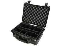 Pelican 1454 Case with Padded Dividers (Black)