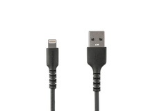 StarTech Heavy Duty USB-A to Lightning Cable (Black, 1m)
