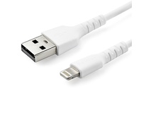 StarTech Heavy Duty USB-A to Lightning Cable (White, 2m)