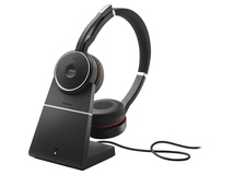 Jabra Evolve 75SE Headset with Charging Stand (Optimized for Unified Communication)
