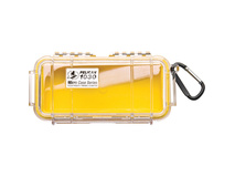 Pelican 1030 Micro Case (Yellow/Clear)
