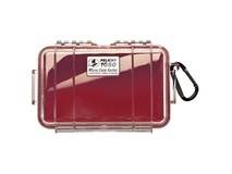 Pelican 1050 Micro Case (Red/Clear)