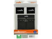 Jupio Pair of NP-W126S Batteries & USB Dual Charger Value Pack (1260mAh)