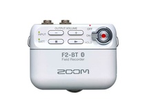 Zoom F2-BT Ultracompact Bluetooth-Enabled Portable Field Recorder with Lavalier Microphone (White)