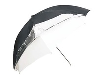 Godox Dual-Duty Reflective Umbrella (84cm, Black/Silver/White)