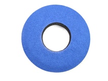 Bluestar Extra Small Round Eyecushion (Ultrasuede, Blue)