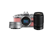 Nikon Z fc Mirrorless Digital Camera (Coral Pink) with 16-50mm & 50-250mm Twin Lens Kit