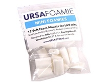 Ursa Mini FOAMIES for Lavalier Microphones 12 Pack (White)