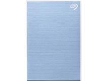 Seagate One Touch 5TB External Hard Drive with Password Protection (Light Blue)