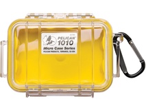 Pelican 1010 Micro Case (Yellow/Clear)