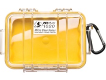 Pelican 1020 Micro Case (Yellow/Clear)